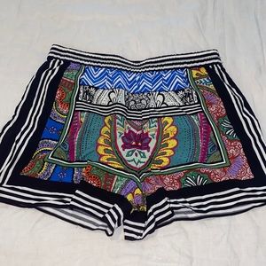 Patterned Anthropologie Shorts.
